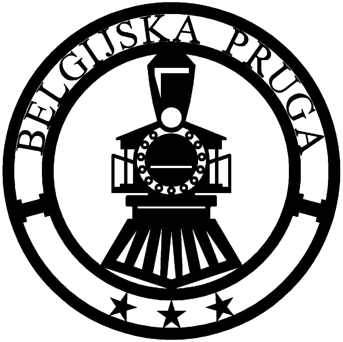 Belgijska pruga — originalni logo